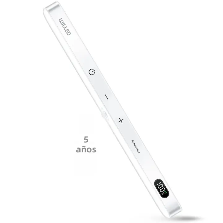 Luces De Noche LED Recargable WILLED Con Sensor De Movimiento Barra Táctil Iluminación De Armario Wireless Incluye Batería - 1