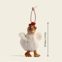 Bolso De Peluche De Pato Dibujos Animados Estilo Kawaii Con Colgante De Pollo Divertido Para Mujeres Regalo De Cumpleaños Bolsa De Mano En Forma De Hembra Patosa - details 4