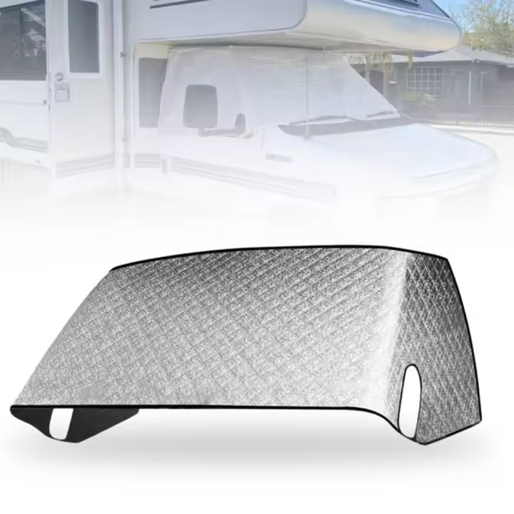 Cubierta De Ventanas Delanteras Para Caravana RV Durable Cubierta De Sol Y Nieve Para Motorhome Adecuada Para Clase C Ford E450 1997-2022 Accesorios De Alta Calidad - 1