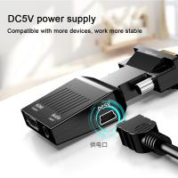 FGNS. VGA a HDMI Adaptador con Audio 1080P@60Hz, Conversor de PC Antigua a TV/Monitor con HDMI, Convertidor VGA Macho a HDMI Hembra Compatible para Ordenadores, Portátiles, PC, Proyectores,Monitores - details 2