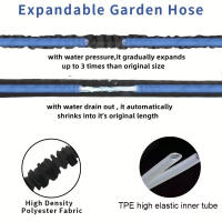 Pistola De Lavado De Coche a Alta Presión Jardín Riega Expansible Mágica Riegos Tubos De Agua Estante Jardinería Suministros 25FT-200FT Ajustable Anti-Abrasión Anti-Corrosión Flexible Rewindable Soporte Muro DIN TPE - details 3