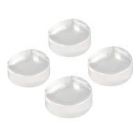 Tope de Puerta transparente, soporte de Puerta acrílico suave para evitar impactos, Tope de Puerta de suelo para dormitorio, oficina, Hotel, 4 Uds. - details 3