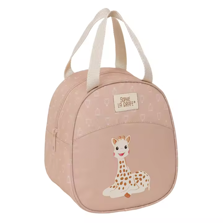 Sophie La Girafe - Portameriendas Termo para Bebés, Calidad y Resistencia, 19x14x22 Cm, Color Beige Cookie con Garantía Safta 2024 - 1