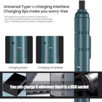 Mini Destornillador Eléctrico Recargable USB Set De 1300mah Multi-función Torque Ajustable Herramientas De Reparación Kit De Desmontaje - details 5