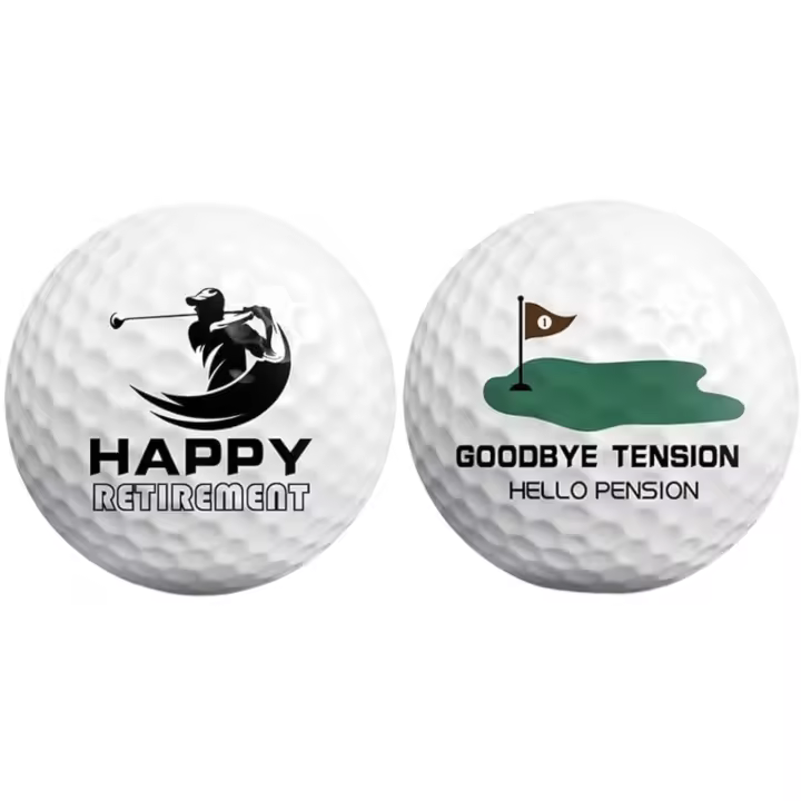 Bolas De Golf De Práctica Coloridas Para Hombres Y Mujeres Regalos De Navidad Únicos Accesorios Para Golferos Pack De 2 - 1