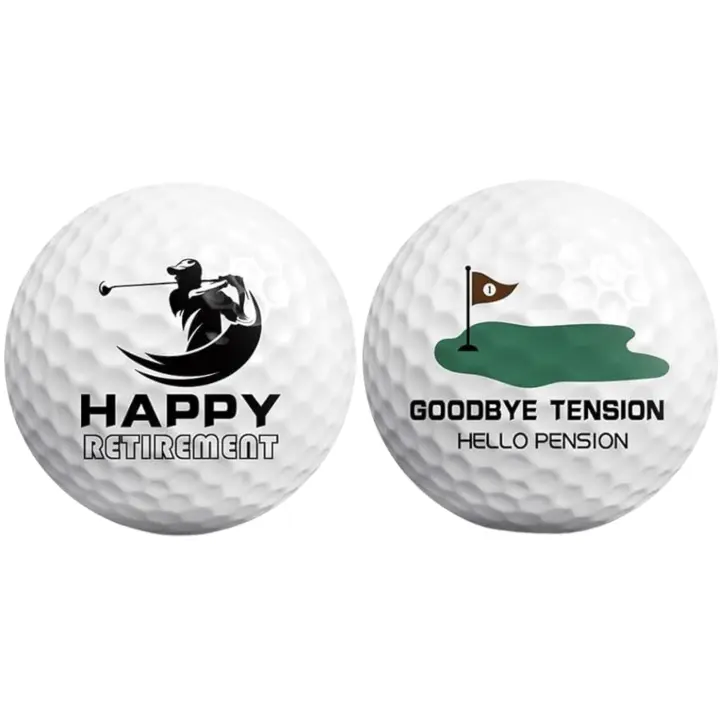 Bolas De Golf De Práctica Coloridas Para Hombres Y Mujeres Regalos De Navidad Únicos Accesorios Para Golferos Pack De 2 - 1