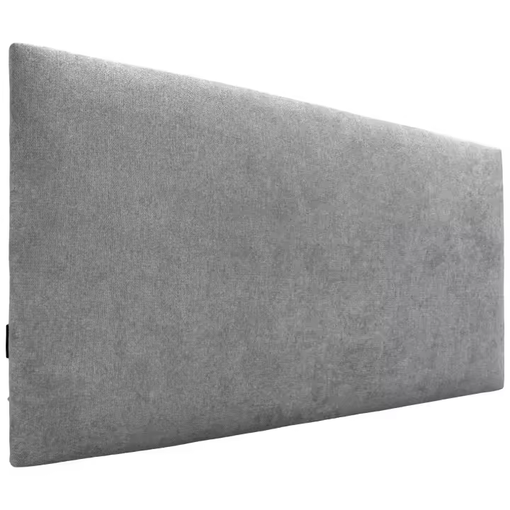 DHOME Cabecero de Polipiel o Tela AQUALINE Liso Cabeceros Cabezal Tapizado Cama Lujo (Gris Tela) - 1