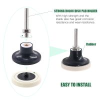 11pcs Disco De Tela Comprimida De Lana Para Pulido Y Lustrado 1"2"3" Con Rosca 1/4" Accesorios Para Herramientas De Madera Dremel - details 4