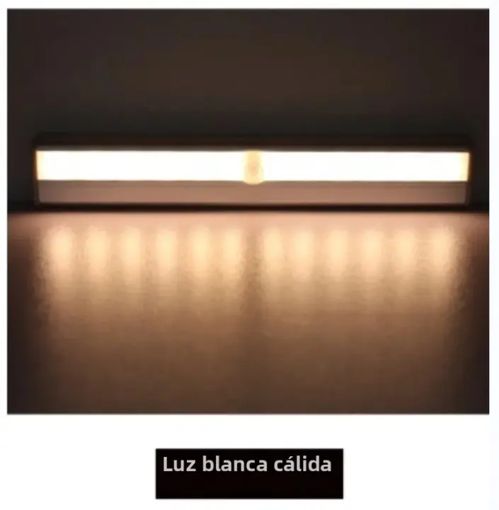 Luz Nocturna LED Inalámbrica Con Sensor Infrarrojo Y Imán Integrado Para Armario Zapatos Escaleras Corredor Batería AAA Incluida - 1
