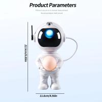 Proyector De Estrellas Nuevas Luz De Noche Galaxia Astronauta Espacial Proyector Nebulosa Estelar Lámpara LED Para Decoración De Habitación Regalo Infantil - details 12