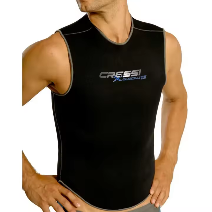 Cressi Rashguard Sin Mangas Blacklite 3.5 Mm - 1