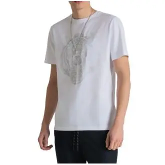 Antony Morato Camiseta Morato MMKS02119/ FA100227 1000 - Hombre - Cuello Redondo - Estampado de Tigre - 1