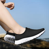 Zapatillas De Tenis Para Hombre YRZL Talla Grande Transpirables De Malla Antideslizantes Ligeros Para Caminar Y Deporte - details 10