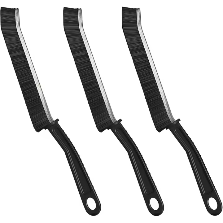 Juego de Pinzas de mango 3PC, Cerdas flexibles de mango Largo Limpieza de baño - 1