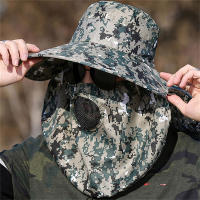 Gorro De Pesca Al Aire Libre Para Hombre Con Pico Ancho Protección Solar UV Sombrero De Playa Malla Transpirable Camuflaje - details 4