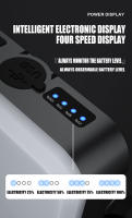 Lámpara Portátil BALDR Para Camping Con Carga Solar Capacidad Grande 4000mah Pantalla Inteligente Impermeable ABS Luz LED Para Exteriores - details 12