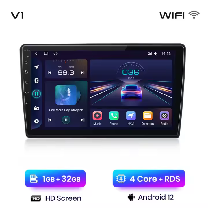 Junsun Android 13 inalámbrico CarPlay Android Auto Radio para Ford C-MAX 2003 2004 2005 2006 2007 2008 2009 2010  coche Multimedia navegación GPS autorradio - 1