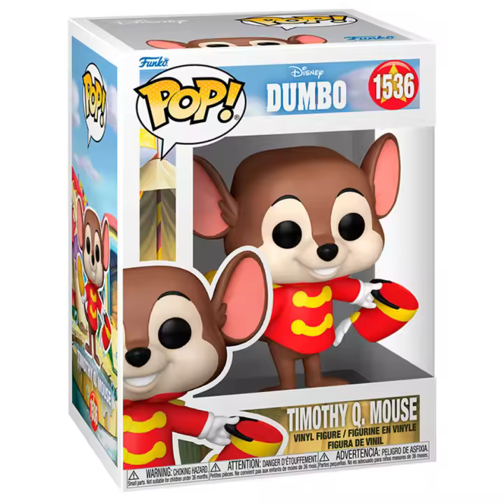 Figura Pop Disney Dumbo Timothy Q Mouse-Figura de Vinilo Coleccionable - Idea de Regalo- Mercancia Oficial - Juguetes para Niños y Adultos - Movies Fans - Muñeco para Coleccionistas y Exposición - 1