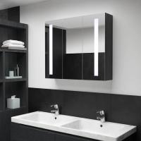 vidaXL Mueble de baño con espejo LED 89x14x62 cm - details 0
