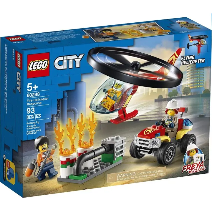 LEGO CITY - INTERVENCIÓN DEL HELICÓPTERO DE BOMBEROS, 60248, TIENDA CON LICENCIA OFICIAL - 1