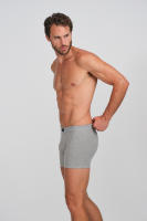 DON ALGODÓN | Pack de 4 Boxers Para Hombre | Cintura de Canalé | Suaves y Cómodos | Elegantes | Refuerzo con doble tela | 3 Colores: Negro, Marino, Gris | 93% Algodón | Calidad Premium - details 0