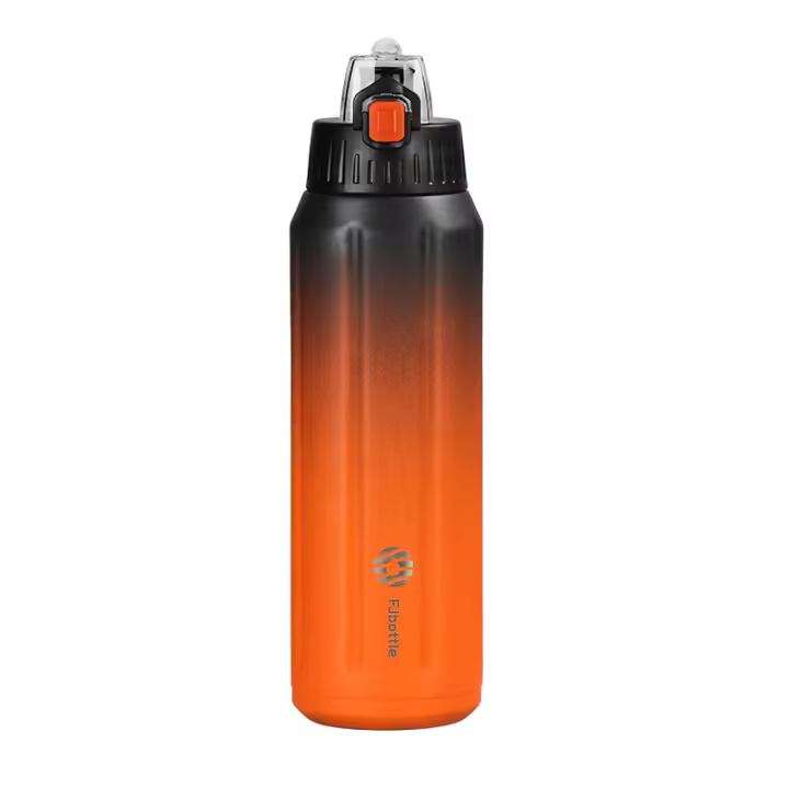 FEIJIAN Termo Deportivo De Doble Capa 600ml Acero Inoxidable 18/10 Chorro Directo a Prueba De Fugas Tumbler Aislado Personalizable - 1