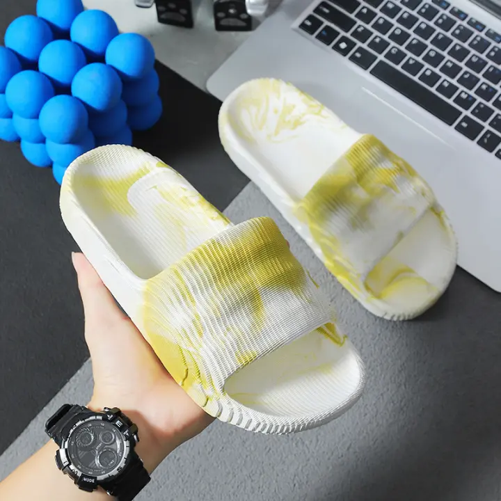Chinelos Unisex Verano Antideslizantes Suave Suela Moda Interior Baño Pareja Cómodos Tallas Reales Material PVC Estilo Punk - 1
