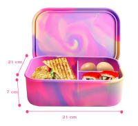 YverLand - Fiambrera infantil para niños y niñas. Lonchera para colegio y guarderia. Lunch box para almuerzo o merienda. Tupperware escolar o para comida de trabajo - details 0