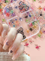 30 Pcs Adornos De Uñas DIY Joyería De Uñas De Plástico Tamaño 8mm Decoraciones Para Arte De Uñas Y Gemas De Uñas - details 0