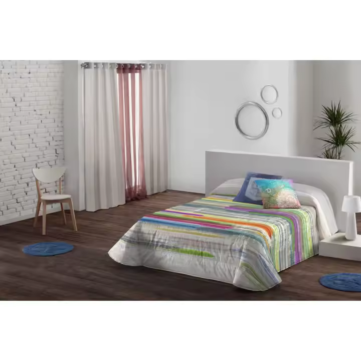 LOIS  Edredon nordico estampado brocha - Edredón medida 240x270  - Edredon con tejido de alta calidad para un confort superior - Edredon diseño elegante y versátil - Edredon extrasuave y amigable con la piel - 1