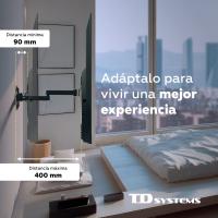 Soporte de TV pared articulado doble e inclinable de perfil bajo para pantallas de 14 a 40 pulgadas. VESA máximo de 200 x 200 mm - TD Systems P20X25A222 - details 2