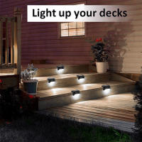 Lámpara Solar LED Para Pasos Exteriores Impermeable Iluminación De Patio Y Camino Puerta De Cama Moderna Instalación Auto-Contenida - details 8