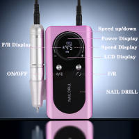 Máquina De Uñas Eléctrica Recargable 45000RPM Con Conector USB Set De Perforación Para Esmalte Remover Y Manicura a Bajo Ruido Colores Disponibles: Blanco / Rosa / Brillante - details 3