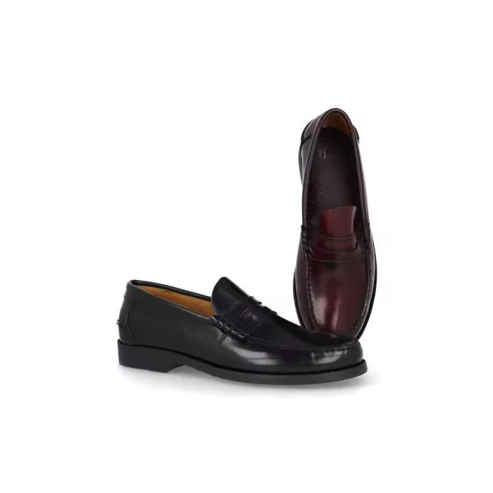 Mº4026 - DJ SANTA ZAPATO CABALLERO PIEL    COLORES : NEGRO , BURDEOS   TALLAS: 39 AL 46  CORTE EXTERIOR: PIEL FLORENTIK  FORRO INTERIOR: PIEL   PLANTILLA: PIEL   ALTURA TACÓN / CUÑA : 2,5 CM.  PISO : CUERO - 1