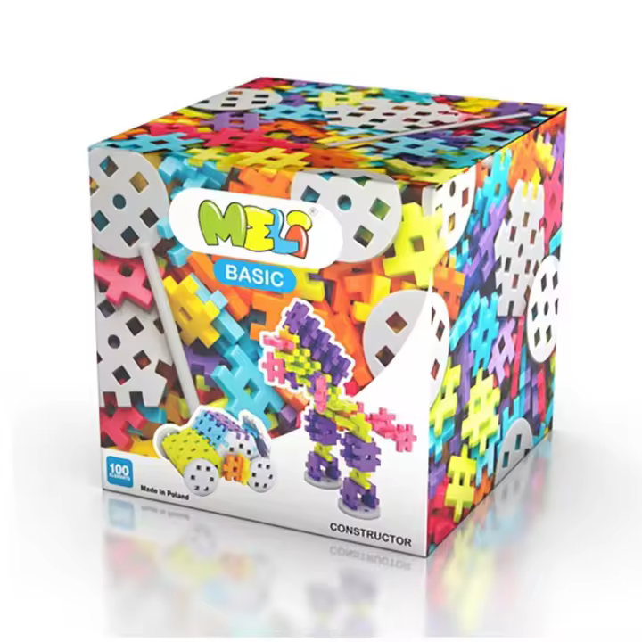 Construcción Meli Basic Constructor 100 piezas colores surtidos - 1