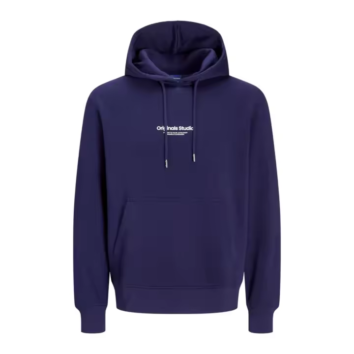 Jack & Jones Hombre sudadera con capucha ajustable y bolso frontal Mod JORVESTERBRO SWEAT varios colores  Muy Suave y Cálida OTOÑO INVIERNO Ref 12241687 - 1