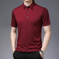 Camisa Polo De Verano Para Hombres 2024 Color Sólido Estilo Casual Comodidad Y Transpirabilidad Alta Calidad Polyester - details 9