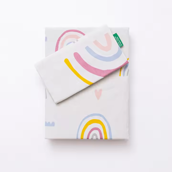 United Colors Of Benetton Benetton - Rainbow Kids - Juego de Cama - 3 Piezas - 1