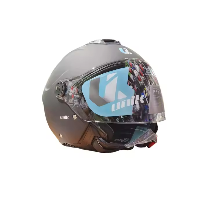Casco abierto Jet Unik Vertex Matt Black - 1