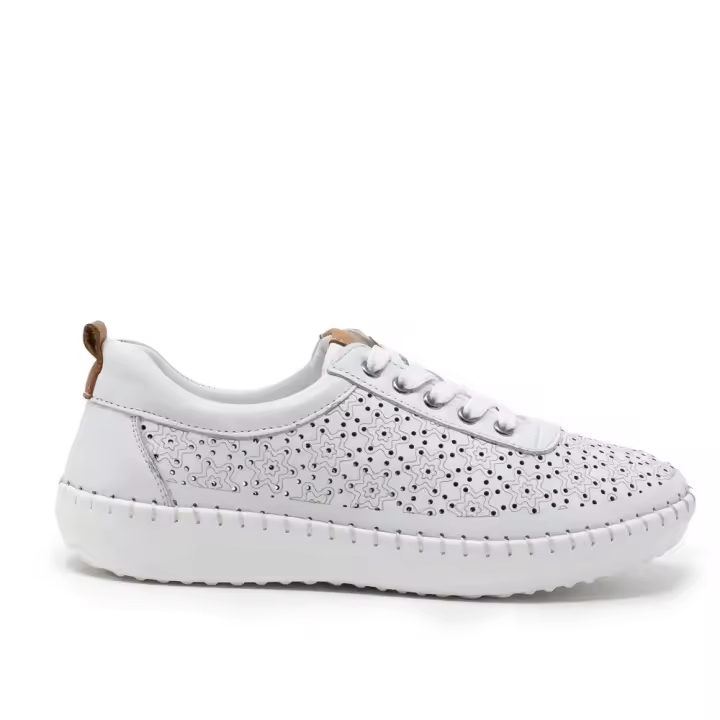 MANLISA COMFORT SHOES 900 BLANCO Sneakers mujer 35011 25V CASUAL SPORT PICADO BLANCO - 1