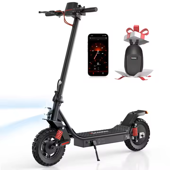 Patinetes Electricos iScooter i10pro 800W 10" con APP 48V 15 Ah Batería Máxima Alcance 60 Km Potente para Adultos - 1