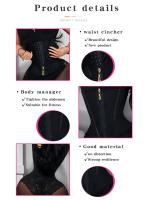 Faja Colomniana De Compresión Doble Para Mujer Control De Abdomen Postparto Modeladora Y Adelgazante Talla XS-3XL Color Negro - details 3