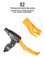 TOOPRE FR5 Manillar De Freno De Aleación De Aluminio Para Bicicleta MTB Y Carretera Colorido Manillar De Freno Universal Para Niños - details 3