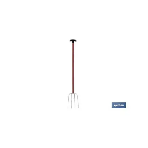 Cofan Horca Resistente Mango Metal 6 Puas 280x1450mm - Herramientas de Jardinería - 1