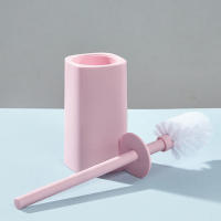 Cepillo De Inodoro Grande Y Engrosado Con Mango Largo Y Base Anti-Derrame Para Baño Accesorios De Limpieza Herramienta Para El Hogar - details 9