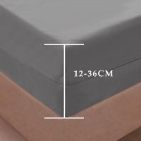 Funda de colchón impermeable completamente cerrada con cremallera, Sábana bajera a prueba de polvo para cama doble, Twin, Full, Queen, King, 6 lados - details 7