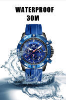 Reloj Militar De Cuarzo Para Hombre ONOLA Resistente Al Agua Con Cinta Fluorescente Multi Funcional Y Banda De Silicona De Alta Calidad - details 12