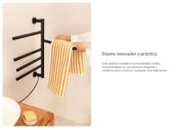 CREATE - Toallero eléctrico con barras giratorias 180º de bajo consumo - WARM TOWEL MINIMAL - details 0