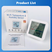 Sensor De Temperatura Y Humedad WIFI Interior Con Pantalla LCD Iluminada Soporte Alexa Google Tuya Smart Higrómetro Termómetro - details 19
