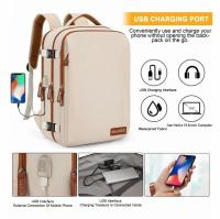 Mochila de viaje para avión para hombre y mujer, bolsa para ordenador portátil, equipaje de gran capacidad, mochilas multifuncionales expandibles para avión de negocios - details 2